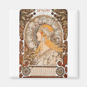 Alfons mucha Zodiaque oder La Plume Magnet (Vorne)