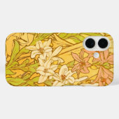 Alfonse Mucha Art Nouveau Lilien Blume Case-Mate iPhone Hülle (Rückseite (Horizontal))