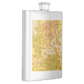 Alfonse Mucha Art Nouveau Lilien Blume Flachmann (Rechts)