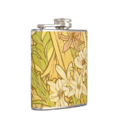 Alfonse Mucha Art Nouveau Lilien Blume Flachmann (Rechts)