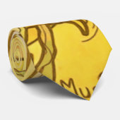 Alfonse Mucha Art Nouveau Lilien Blume Krawatte (Gerollt)