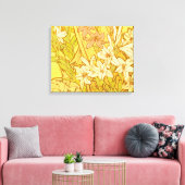 Alfonse Mucha Art Nouveau Lilien Blume Leinwanddruck (Insitu (Wohnzimmer))