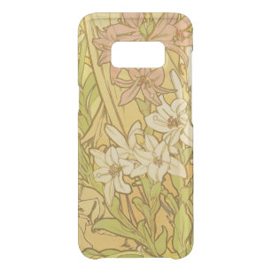 Alfonse Mucha Art Nouveau Lilien Blume Get Uncommon Samsung Galaxy S8 Hülle