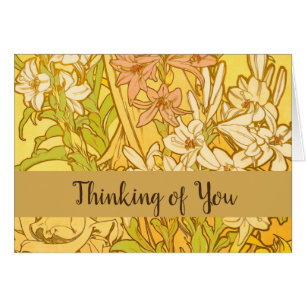 Alfonse Mucha Art Nouveau Lilienblumen