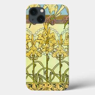 Alfonse Mucha Art Nouveau Lilimuster Case-Mate iPhone Hülle