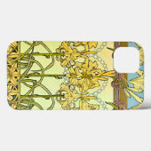 Alfonse Mucha Art Nouveau Lilimuster Case-Mate iPhone Hülle (Rückseite (Horizontal))
