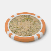 Alfonse Mucha Art Nouveau Peonies Botanische Kunst Pokerchips (Einzeln)