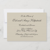 Alfonse Mucha Art Nouveau Peonies Einladung (Rückseite)