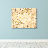 Alfonse Mucha Art Nouveau Peonies Leinwanddruck (Insitu (Holzboden))