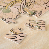 Alfonse Mucha Art Nouveau Peonies Puzzle (Seite)