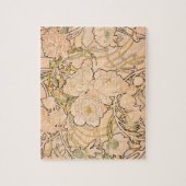 Alfonse Mucha Art Nouveau Peonies Puzzle (Vertikal)