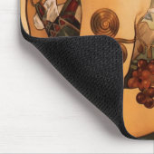Alfonse Mucha Fruit Mousepad (Ecke)