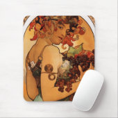 Alfonse Mucha Fruit Mousepad (Mit Mouse)