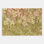 Alfonse Mucha Job Art Nouveau Frau Geschenkpapier Set (Vorderseite 2)