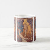 Alfonse Mucha Job Art Nouveau Frau Kaffeetasse (Mittel)