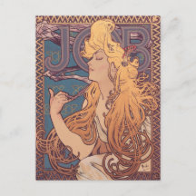 Alfonse Mucha Job Art Nouveau Frau