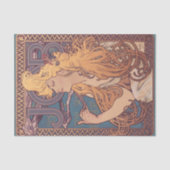 Alfonse Mucha Job Art Nouveau Frau Seidenpapier (Vorderseite)