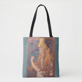 Alfonse Mucha Job Art Nouveau Frau Tasche