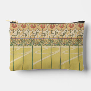 Alfonse Mucha Mohn Art Nouveau Florale Tapete Zubehörtasche