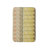 Alfonse Mucha Poppies Art Nouveau Floral Wallpaper Badematte (Vorderseite Vertikal)