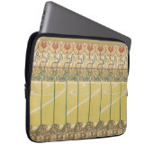 Alfonse Mucha Poppies Art Nouveau Floral Wallpaper Laptopschutzhülle (Vorne Rechts)