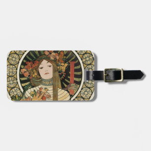 Alfonse Mucha Trappistine Nouveau Gepäckanhänger