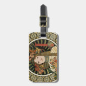 Alfonse Mucha Trappistine Nouveau Gepäckanhänger (Vorderseite vertikal)