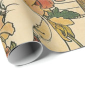 Alfonse Mucha Trappistine Nouveau Geschenkpapier (Rolleneckpunkt)