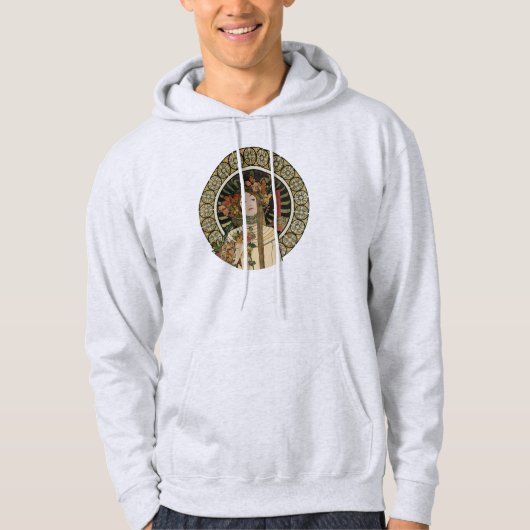 Alfonse Mucha Trappistine Nouveau Hoodie (Vorderseite)
