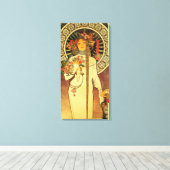Alfonse Mucha Trappistine Nouveau Leinwanddruck (Insitu (Holzboden))