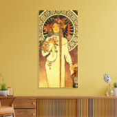 Alfonse Mucha Trappistine Nouveau Leinwanddruck (Insitu (Wohnzimmer))
