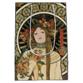 Alfonse Mucha Trappistine Nouveau Mittlere Geschenktüte (Rückseite)