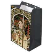 Alfonse Mucha Trappistine Nouveau Mittlere Geschenktüte (Rückseite Schrägansicht)