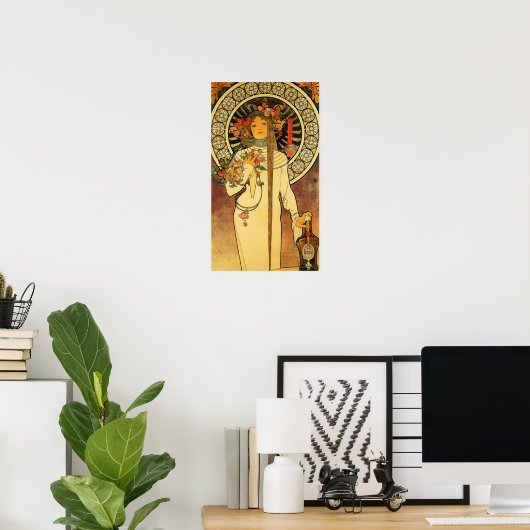Alfonse Mucha Trappistine Nouveau Poster (Heimbüro)