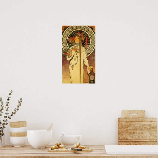 Alfonse Mucha Trappistine Nouveau Poster (Küche)