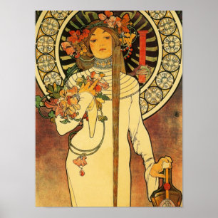 Alfonse Mucha Trappistine Nouveau Poster