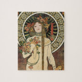 Alfonse Mucha Trappistine Nouveau Puzzle (Vertikal)