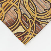 Alfonse Mucha Zodiac Art Nouveau Woman Fleecedecke (Ecke)