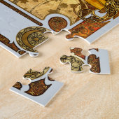 Alfonse Mucha Zodiac Art Nouveau Woman Puzzle (Seite)
