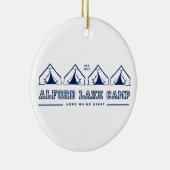 Alford Lake Camp Zelt Line Ornament (Rechts)