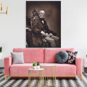 Alfred Auguste Cuvillier-Fleury (1802-87), von "G Leinwanddruck (Insitu (Wohnzimmer))