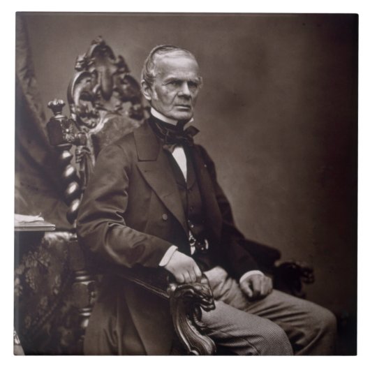 Alfred Auguste Cuvillier-Liliengeschmückt Fliese (Vorderseite)