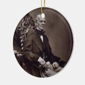 Alfred Auguste Cuvillier-Liliengeschmückt Keramik Ornament (Links)