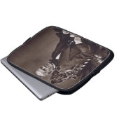 Alfred Auguste Cuvillier-Liliengeschmückt Laptopschutzhülle (Vorne Knopf)