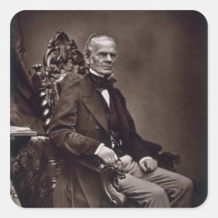 Alfred Auguste Cuvillier-Liliengeschmückt Quadratischer Aufkleber