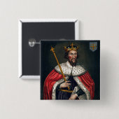 Alfred das große (849-99), nach einer Malerei in Button (Vorne & Hinten)