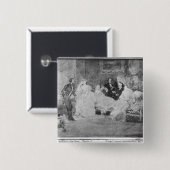 Alfred de Musset Eugene Delacroix Button (Vorne & Hinten)