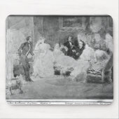 Alfred de Musset Eugene Delacroix Mousepad (Vorne)
