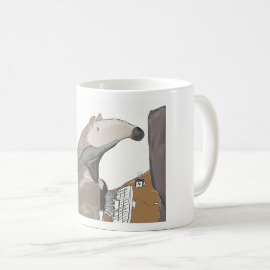 Alfred die Anteater-Tasse Kaffeetasse (VorderseiteRechts)