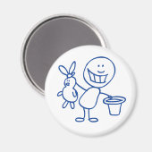 Alfred Doodle Magnet (Vorderseite/Rückseite)